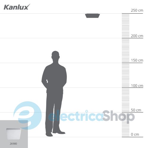 Потолочный cветильник Kanlux VARSO LED 18W-NW-L-SE (26980) sensor