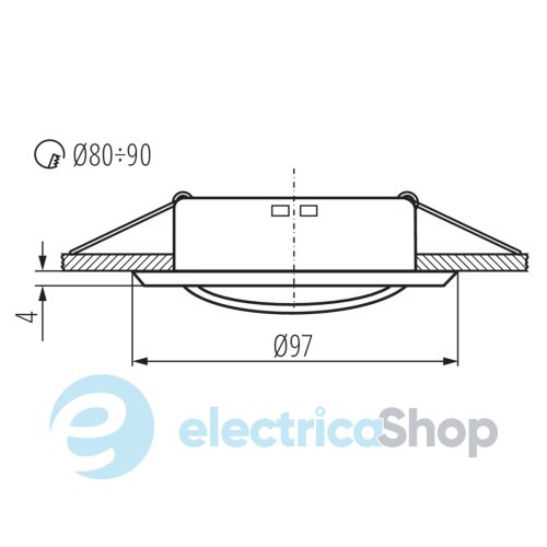 Точечный светильник Kanlux ARGUS CT-2115-AN (333)