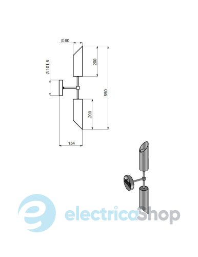 Бра PikArt Brass 2 23676-5
