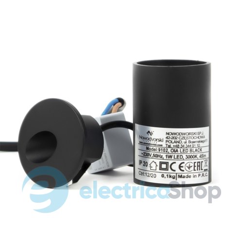 Сходовий світильник Nowodvorski OIA LED 9102 BLACK