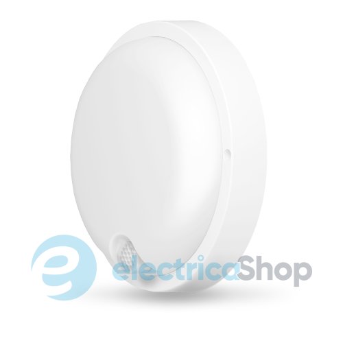 LED светильник з датчиком ІК IP54 круглый VIDEX 12W 5000K сенсорный белый