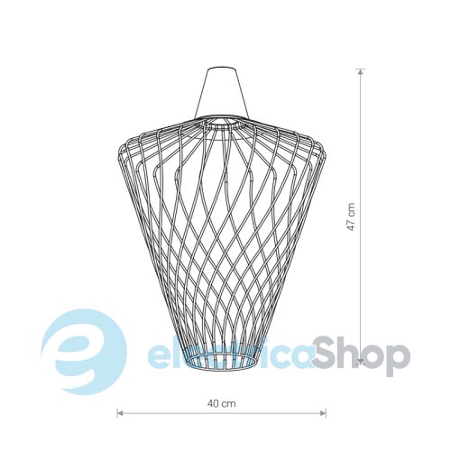 Плафон Nowodvorski CAMELEON WAVE L BL 8602