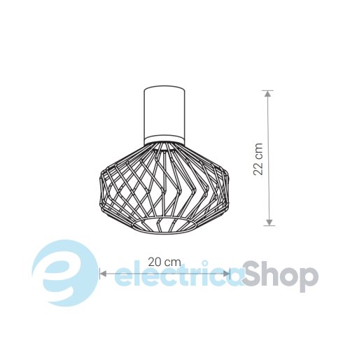 Плафон Nowodvorski 8591 CAMELEON PICO A BL/G