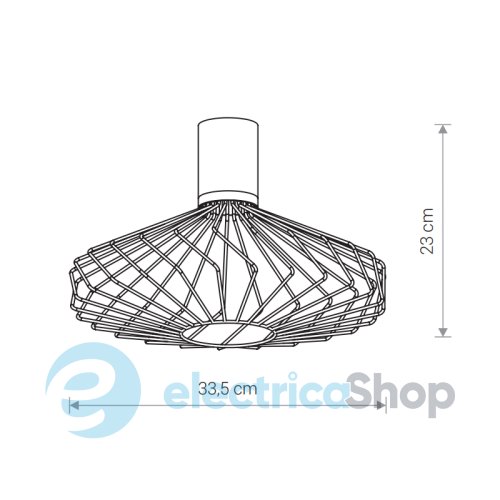 Плафон Nowodvorski 8588 CAMELEON PICO С BL/G