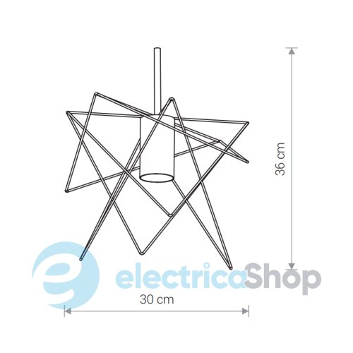Плафон Nowodvorski CAMELEON GSTAR G/BL 8576