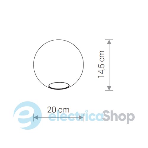Плафон Nowodvorski 8530 CAMELEON SPHERE M TR