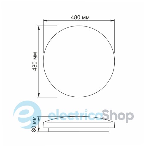 LED светильник функциональный круглый VIDEX RING 72W 2800-6200K