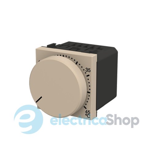 Терморегулятор для теплого пола с датчиком, 2 мод. N2240.3 CV, Zenit цвет шампань