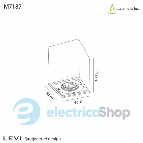 Точечный светильник Mantra LEVI 7187