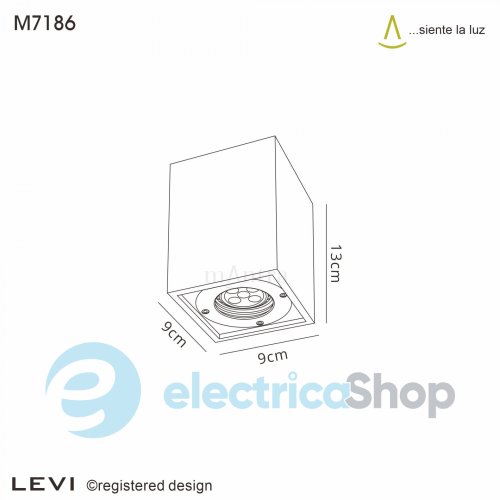 Точечный светильник Mantra LEVI 7186
