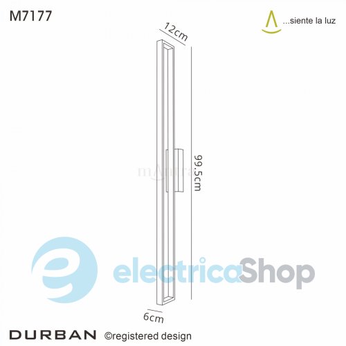 Настінний світильник Mantra DURBAN 7177
