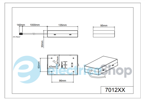 Ввод питания TRIO DUOLINE 701231 двухфазный
