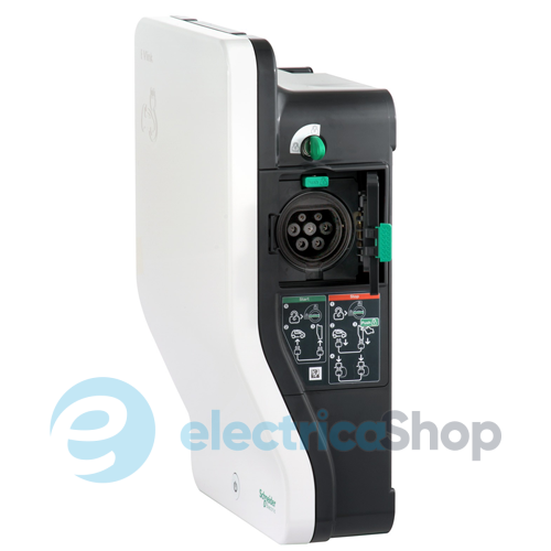 Зарядна станція EVlink Smart Wallbox для будинку, 22 кВт, 32 А, розетка T2, Schneider Electric