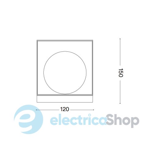 Настільна лампа Ideal Lux Lingotto TL1 Small 259222