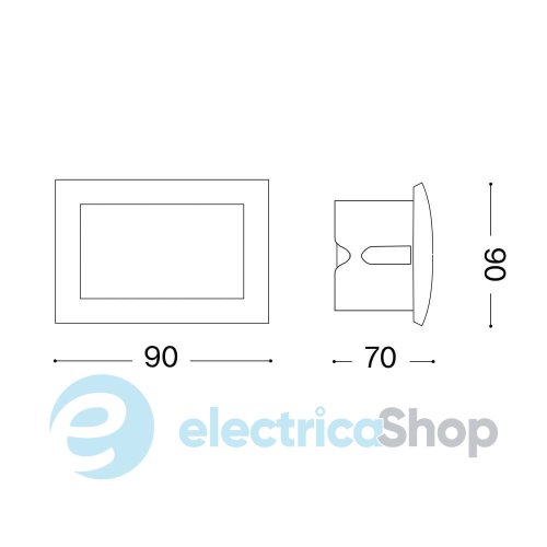 Вуличний світильник Ideal Lux WIRE AP SMALL 268996