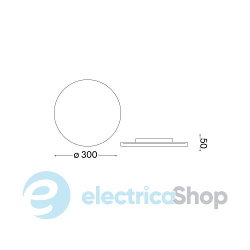 Вуличний світильник Ideal Lux Mib PL round 4000K 202945