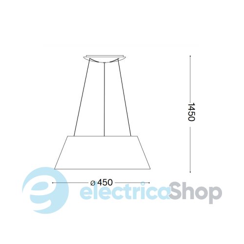 Підвісний світильник Ideal Lux CLOE SP 247298