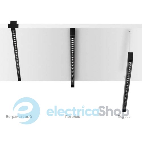 Крепление для подвесного монтажа Ideal Lux ARCA 276366 KIT SINGLE STEEL CABLE 2 МT