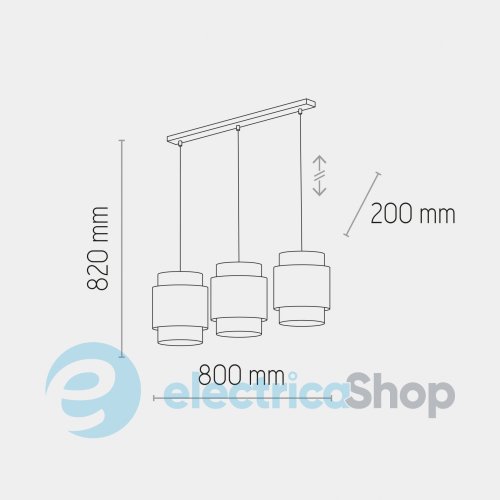 Подвесной светильник TK-Lighting BOHO BLACK 6541