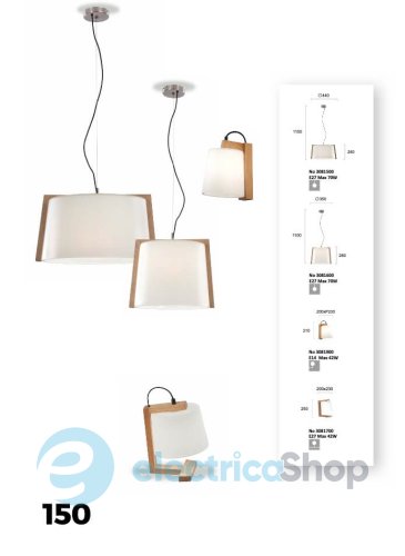 Люстра Viokef MONDO 3081500