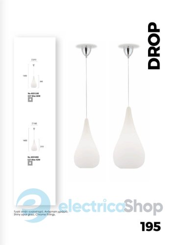 Люстра Viokef DROP OPAL 4031100