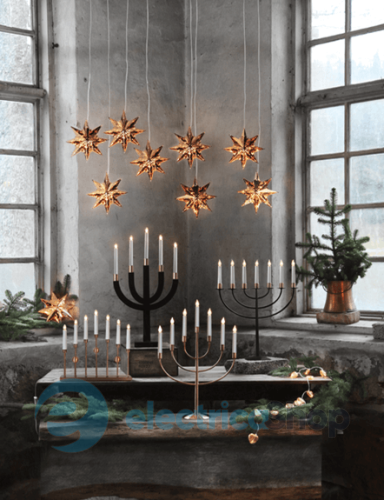 Свічник новорічний EGLO "Тіт" STAR TRADING Candlestick 102-36