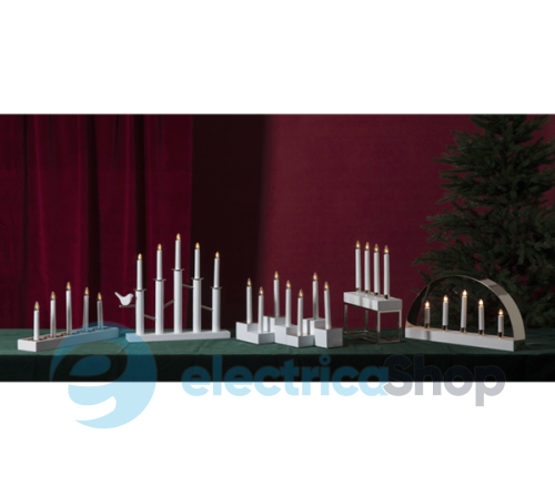 Свічник новорічний EGLO "Нобл" STAR TRADING Candlestick Noble 644-41