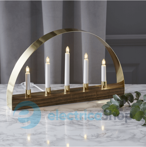 Свічник новорічний EGLO "Нобл" STAR TRADING Candlestick Noble 644-42