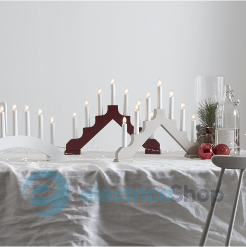 Свічник новорічний EGLO "Ада" STAR TRADING Candlestick Ada 286-15-1