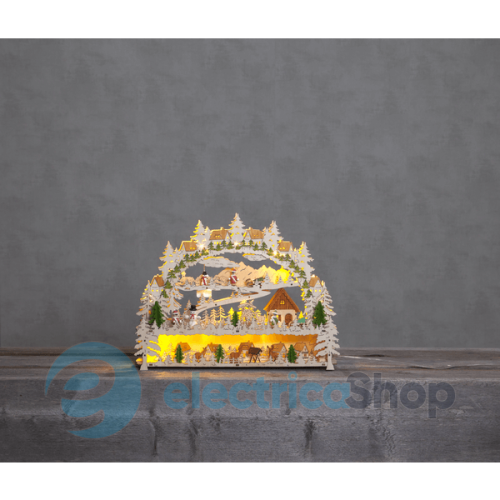 Свічник новорічний EGLO "Шварцвальд" STAR TRADING Candlestick Schwarzwald 270-83