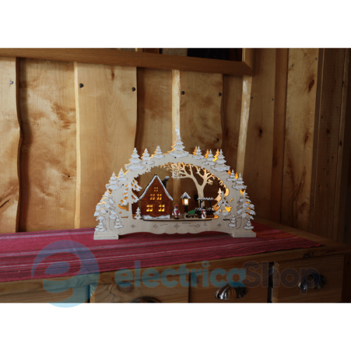 Свічник новорічний EGLO "Ульм" STAR TRADING Candlestick Ulm 270-26