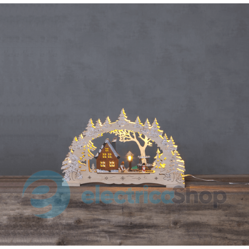 Свічник новорічний EGLO "Ульм" STAR TRADING Candlestick Ulm 270-26