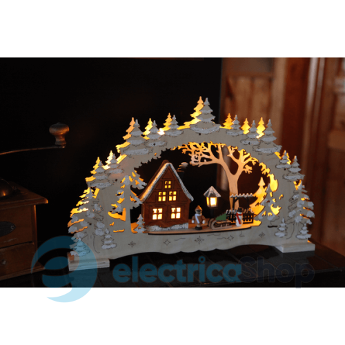 Свічник новорічний EGLO "Ульм" STAR TRADING Candlestick Ulm 270-26