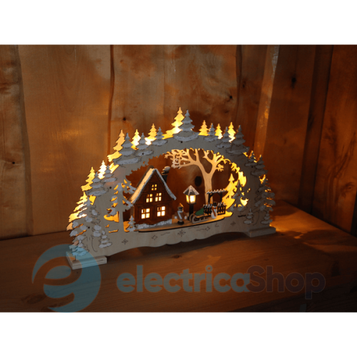 Свічник новорічний EGLO "Ульм" STAR TRADING Candlestick Ulm 270-26