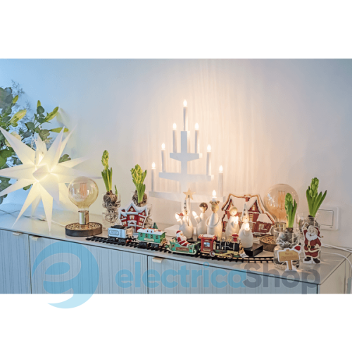 Свічник новорічний EGLO "Волхви" STAR TRADING Candlestick Luciakor 652-88