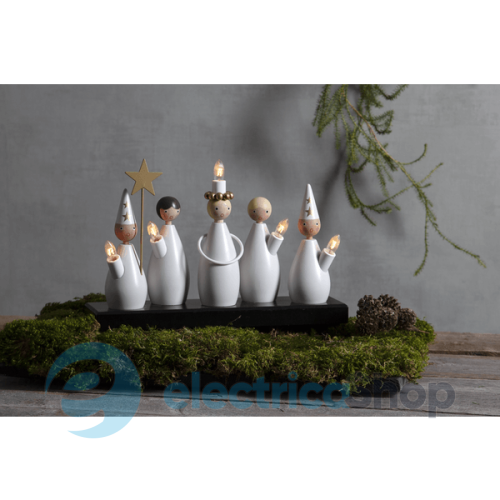 Свічник новорічний EGLO "Волхви" STAR TRADING Candlestick Luciakor 652-88