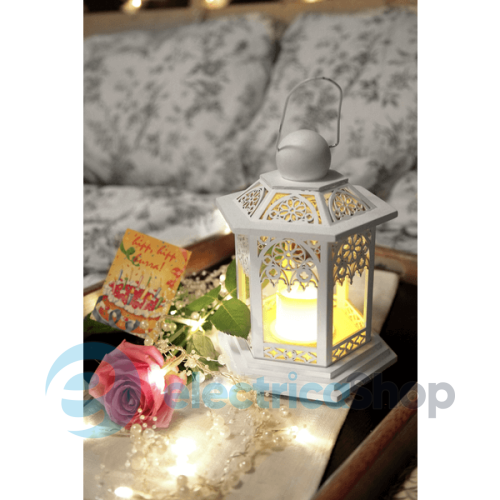 Прикраса новорічна EGLO "Ліхтар мереживо" STAR TRADING 270-14 Lantern Lace