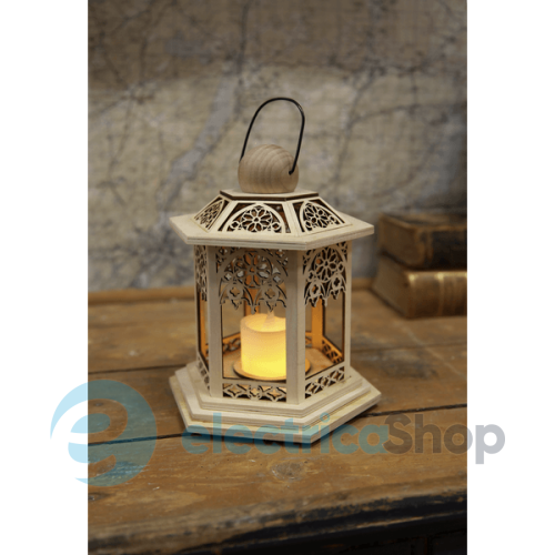 Украшение новогоднее EGLO "Фонарь кружево" STAR TRADING 270-37 Lantern Lace