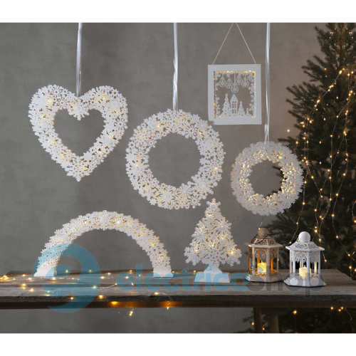 Украшение новогоднее EGLO "Фонарь кружево" STAR TRADING 270-37 Lantern Lace