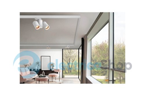 Трековый светильник AZzardo MEGARA TRACK 3 LINE GU10 WH AZ4442