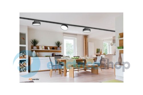 Трековый светильник AZzardo MIKKA TRACK 3 LINE 24W 3000K BK AZ4516