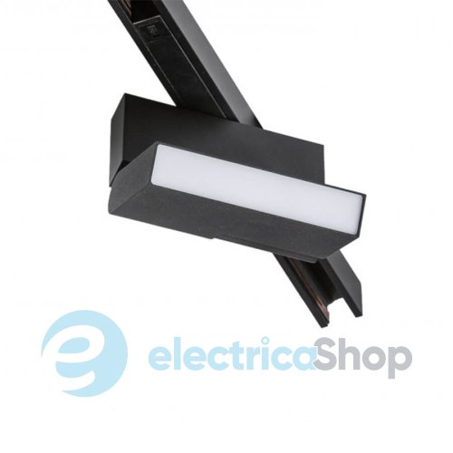 Магнітний трековий світильник AZzardo ALDO TRACK MAGNETIC 12W MILKY120 3000K BK AZ4625