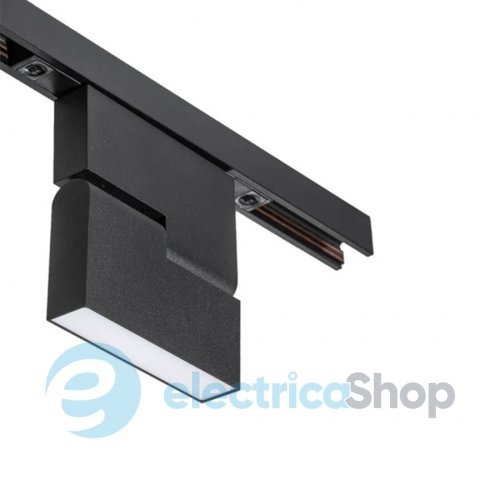 Магнітний трековий світильник AZzardo ALDO TRACK MAGNETIC 12W MILKY120 3000K BK AZ4625