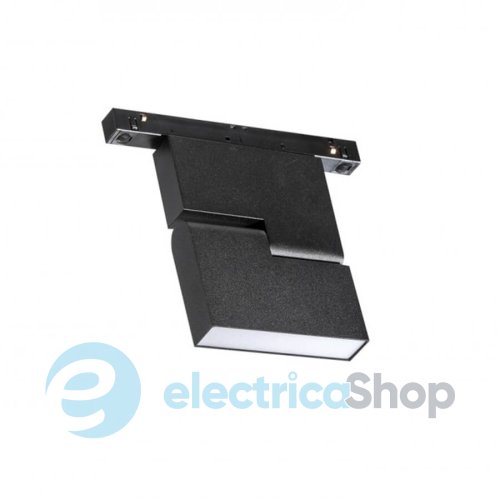 Магнітний трековий світильник AZzardo ALDO TRACK MAGNETIC 12W MILKY120 3000K BK AZ4625