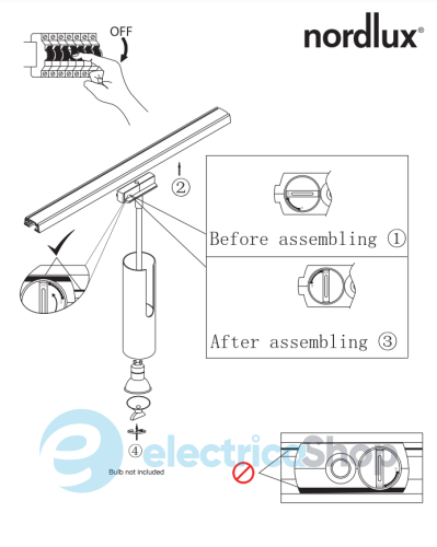 Трековый светильник Nordlux LINK MIB 6 71669901