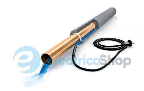 Готовый комплект для подогрева трубы 5 м, 50 Вт (при +10°С) Ensto PLUG'n HEAT