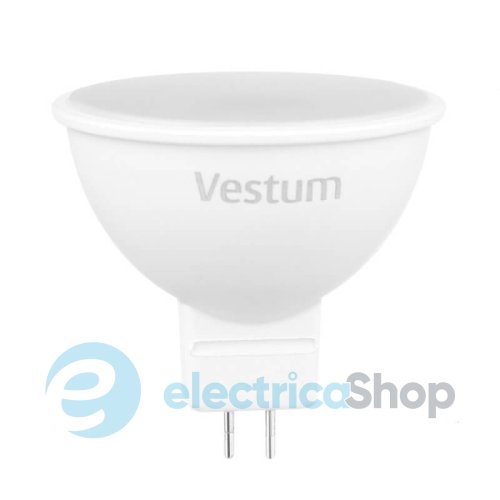 Лампа LED Vestum MR16 5W 3000K 220V GU5.3 1-VS-1504