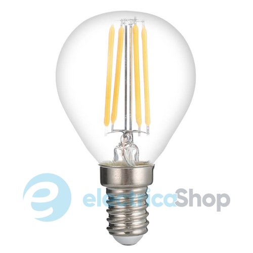 Лампа LED Vestum филамент G45 Е14 5Вт 220V 4100К 1-VS-2229