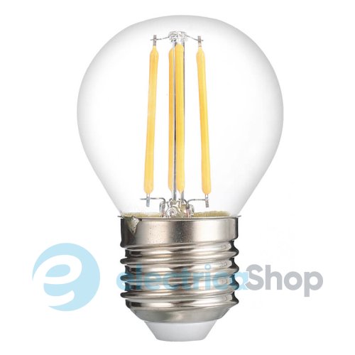 Лампа LED Vestum филамент G45 Е27 5Вт 220V 4100К 1-VS-2209