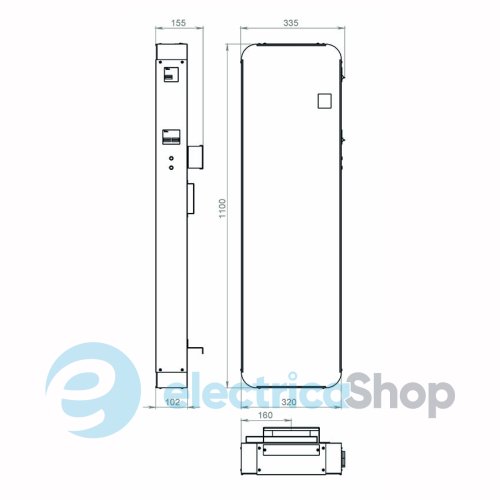 Трёхфазный стабилизатор напряжения Volter™ Smart- 54 (3*18кВт)